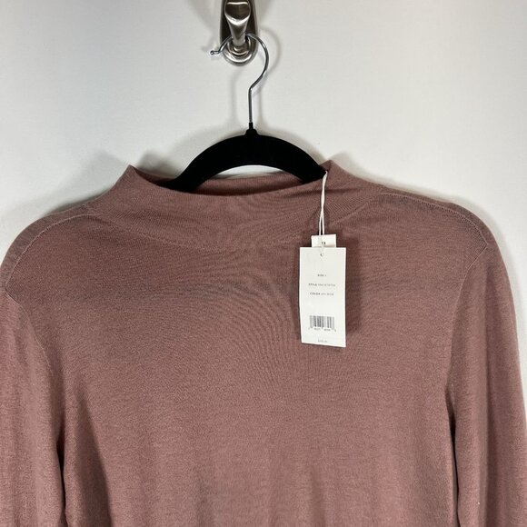 Vince Wool‎ Cashmere Crew Neck Pink Sweater NWT Small Designer Luxury Minimalist - Picture 3 of 12